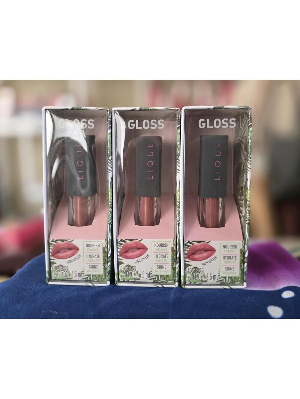 Lique Gloss Hydrating Lip Gloss - Shimmery Rose Brown